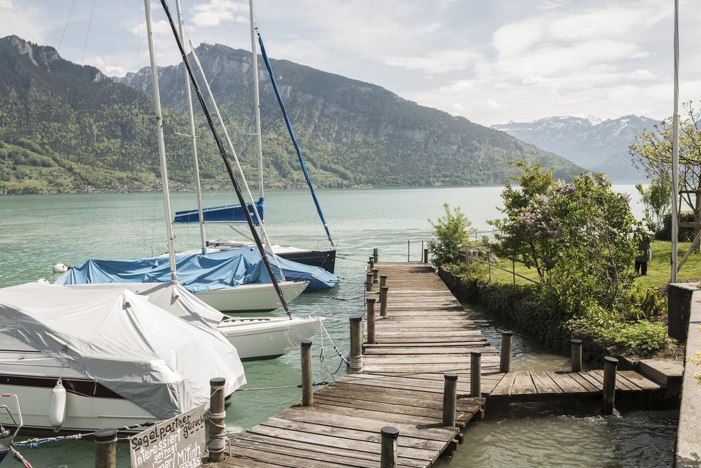 Boutique Hotel Riviera Spiez Exteriör bild